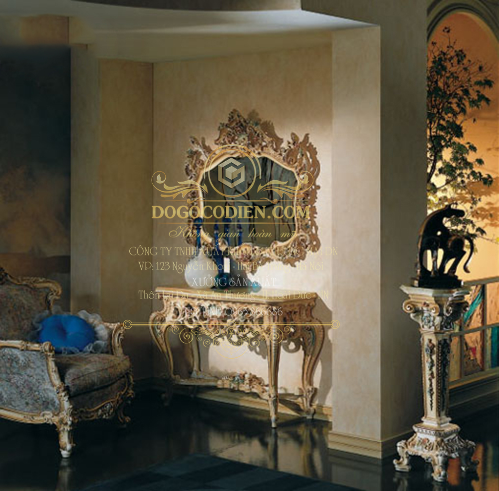 Bàn Phấn Cổ Điển 