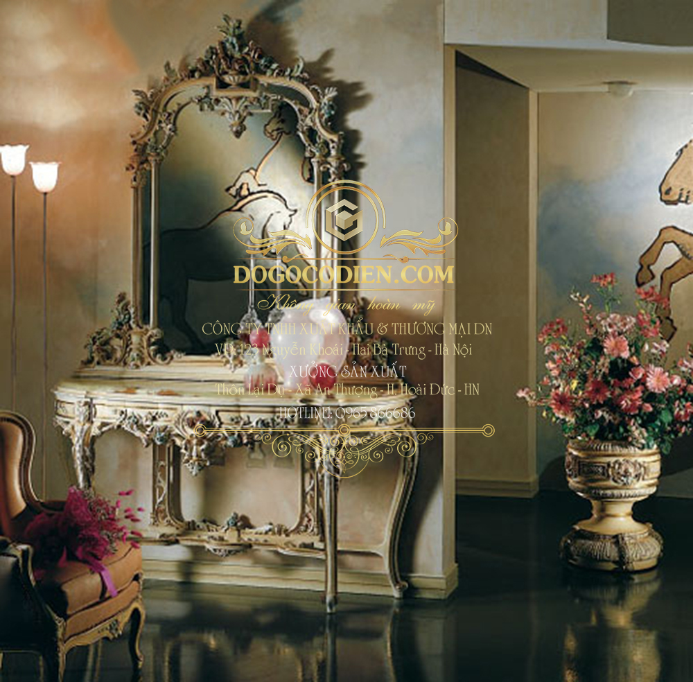 Bàn Phấn Cổ Điển 