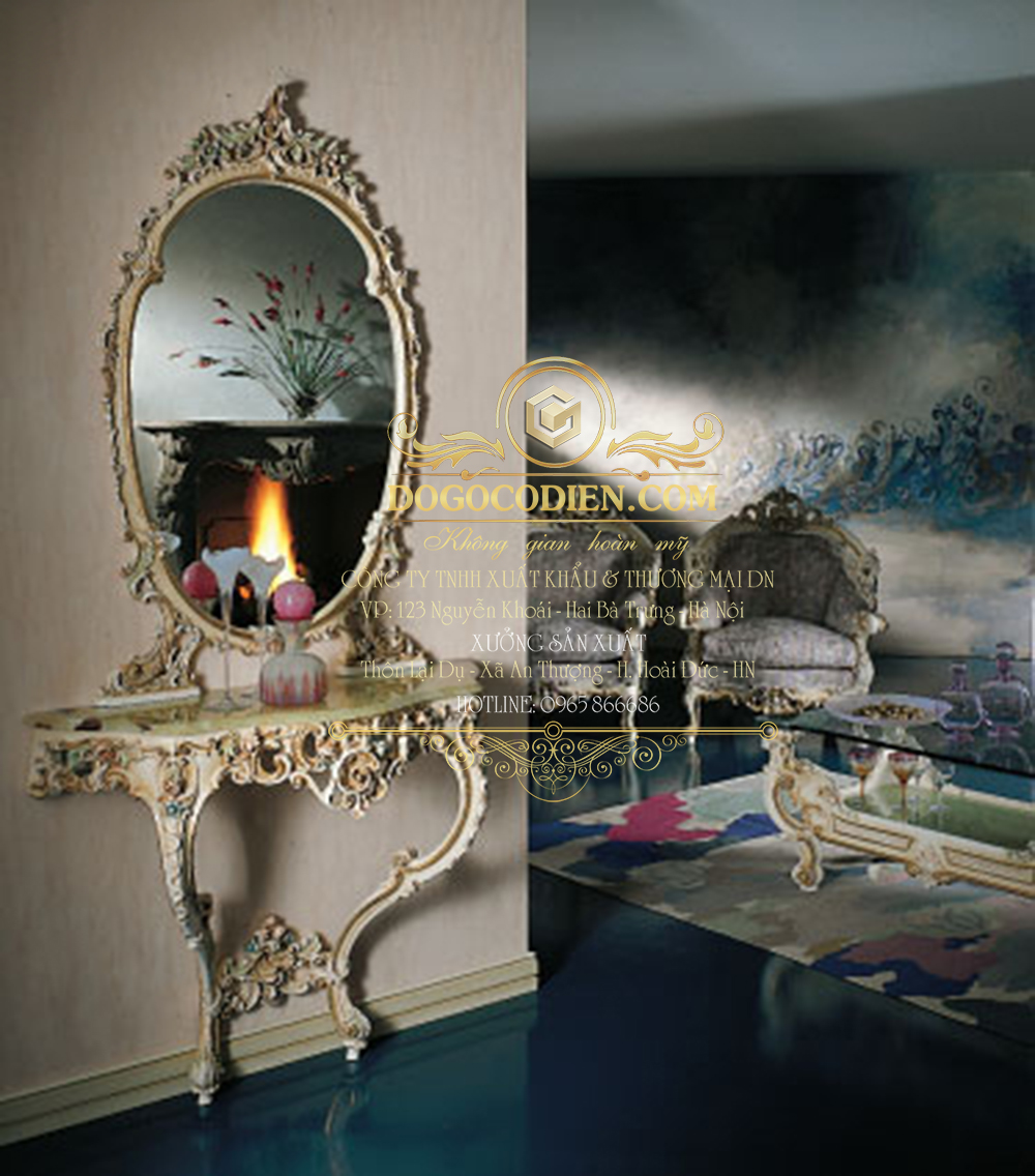 Bàn Phấn Cổ Điển 