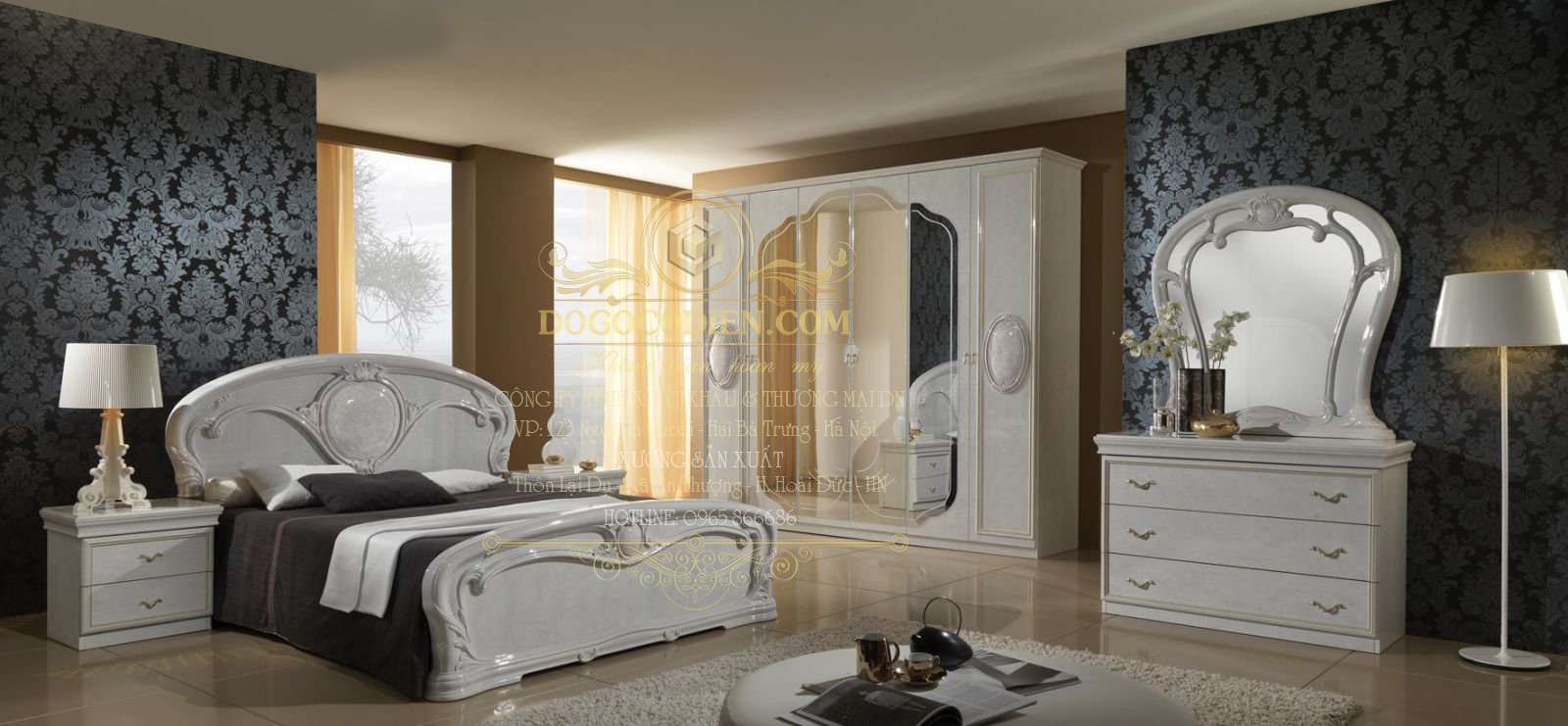 Giường Ngủ Tân Cổ Điển 